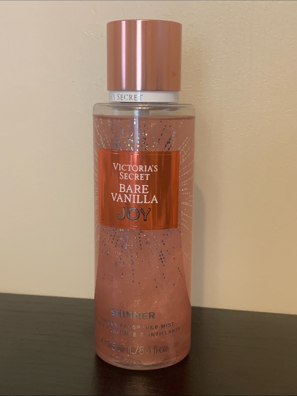 Victoria's Secret Bare Vanilla Joy Shimmer Body Mist - Rose Gold Pink